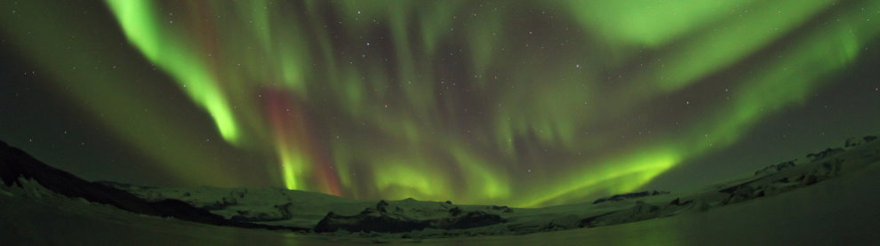 East Greenland Northern Lights , Header