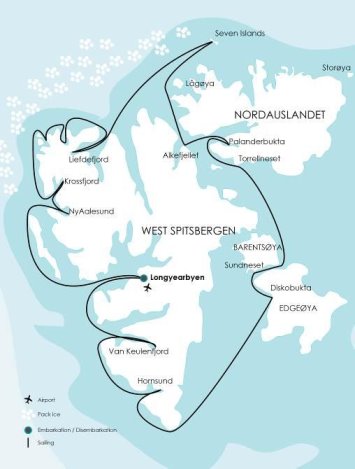 Spitzbergen map